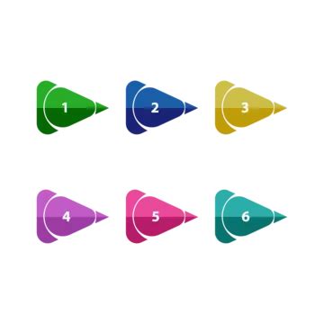 Colorful Bullet Point Vector, Bullet Set, Website Icon, Bullet Point ...