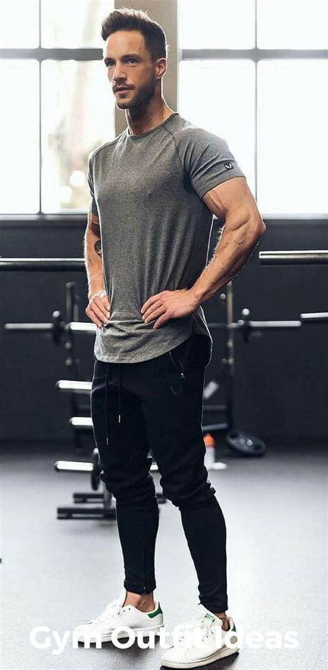 9 Gym Outfit Ideas For Men | Mens workout clothes, Mens outfits, Gym ...