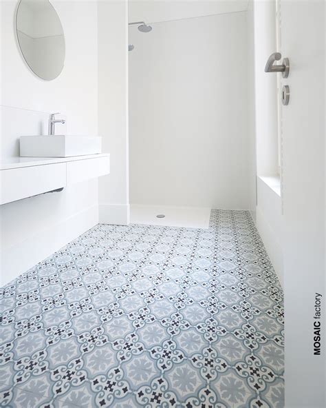 Just a beautiful cement tiles floor is enough to decorate the space, in this case, this spacious ...