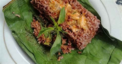 Resep Nasi Merah Bakar Ikan Kakap oleh rachelesthers - Cookpad