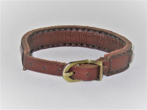 All Brown Leather Bracelet - Etsy