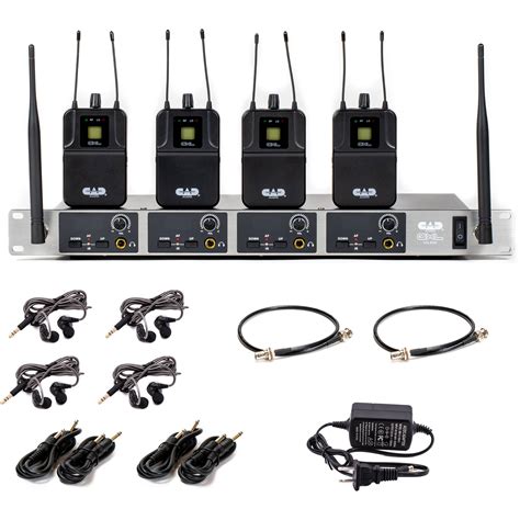 CAD GXLIEM4 Quad-Mix In-Ear Wireless Monitoring System GXLIEM4