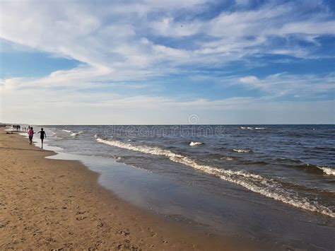 Riccione beach - Italy stock photo. Image of beach, clouds - 99357652