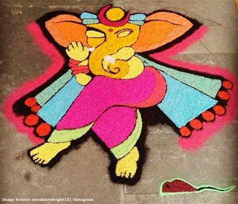 Ganesh Chaturthi 2019: 7 quick and simple Ganpati rangoli designs to enhance your festive decoration