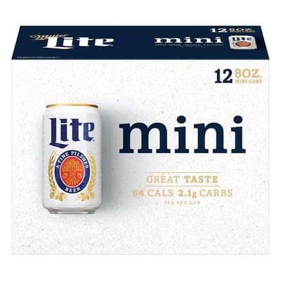 Miller Lite - Miller Lite Lager Can Beer 12 Pack (8 ounces) | Winn-Dixie delivery - available in ...