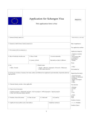 Schengen visa application form Spain - Fill Out and Sign Printable PDF Template | SignNow