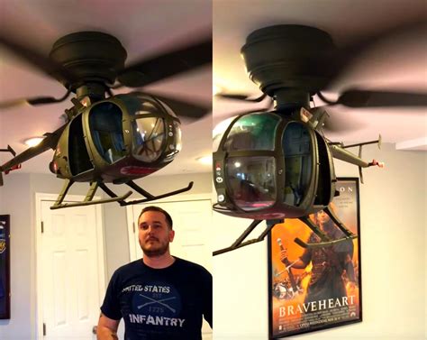 DIY Helicopter Ceiling Fan