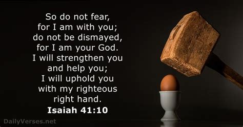 Isaiah 41:10 - Bible verse - DailyVerses.net