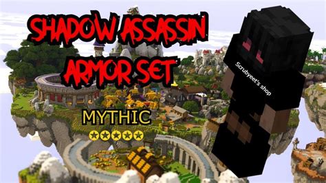 Shadow Assassin Armor Set Hypixel Skyblock, Video Gaming, Gaming Accessories, In-Game Products ...