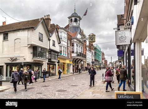 Guildford town clock hi-res stock photography and images - Alamy