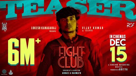 Fight Club - Official Teaser | Vijay Kumar | Govind Vasantha | Abbas A ...