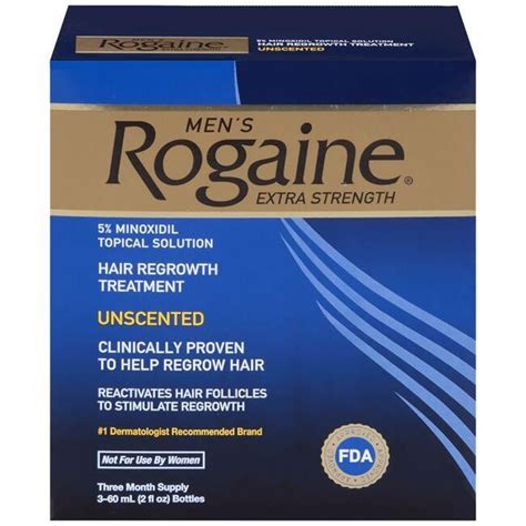 Rogaine Men's Rogaine Extra Strength - 3 Month Supply 3 - 2 fl oz Bottle(s) - Swanson Health ...