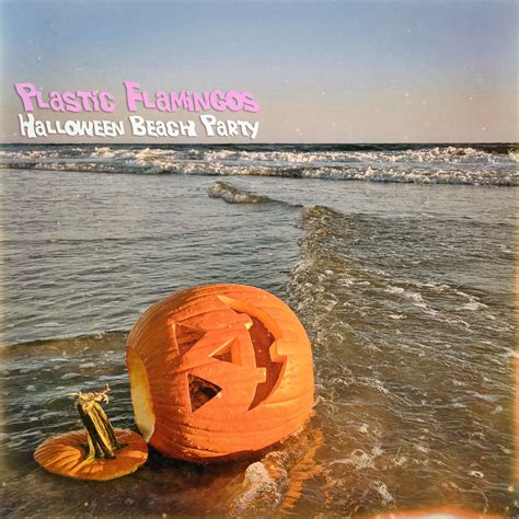 Halloween Beach Party | Plastic Flamingos