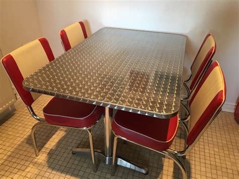 Fifties 1950’s American Diner style Table & 4 Chairs | in South Shields, Tyne and Wear | Gumtree