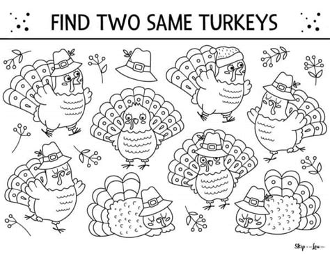 Thanksgiving Worksheets | Skip To My Lou