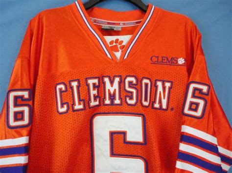 CLEMSON TIGERS Sewn Football Jersey Logo Official NCAA Size Medium NICE ...