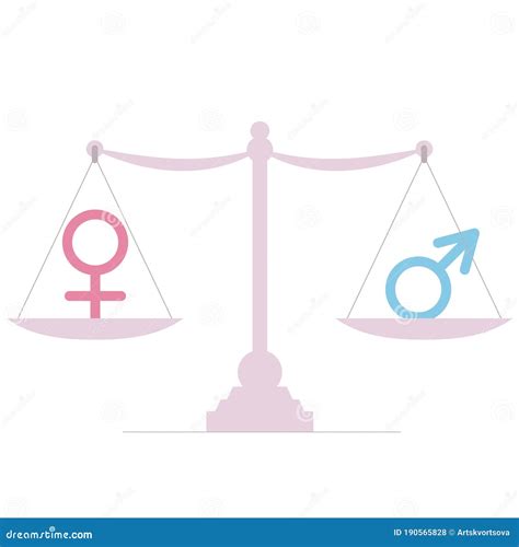 Equality Of Men And Women, Male And Female Equality Concept, Gender Equality Concept, Gender ...