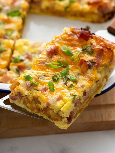 Hash Brown Egg Casserole - Belly Full | Breakfast brunch recipes ...