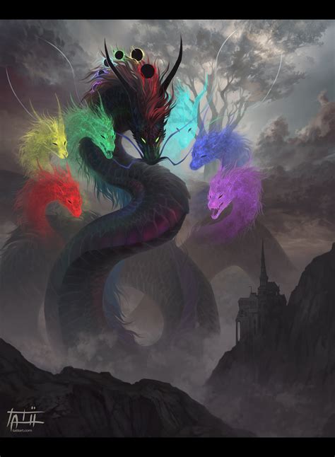 [Art] Our campaign setting's version of Tiamat : r/DnD