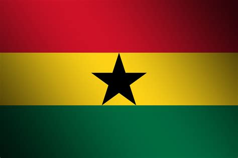 Die Flagge von Ghana | Wagrati