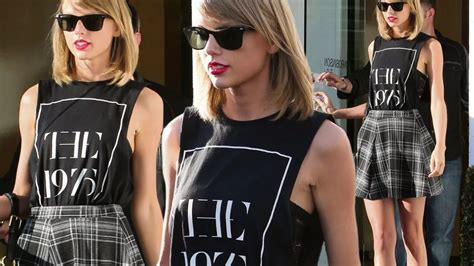 Taylor Swift rocks 1975 shirt after being linked to ex Harry Styles - Mirror Online