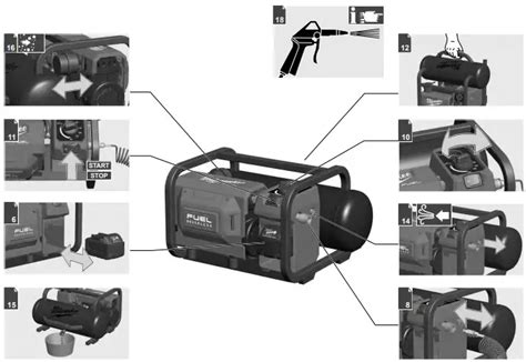 milwaukee M18 FAC Air Compressor Instruction Manual