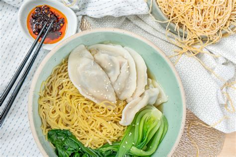 Vegetarian Dumpling Noodle Soup | Asian Inspirations