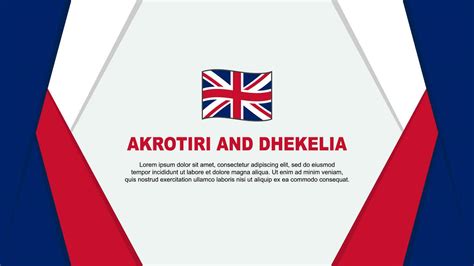 Akrotiri And Dhekelia Flag Abstract Background Design Template. Akrotiri And Dhekelia ...