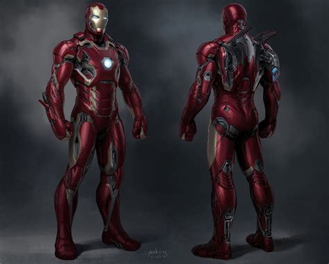 Phil Saunders - Avengers: Age of Ultron (2013) - Iron Man Mk 45 Final Design