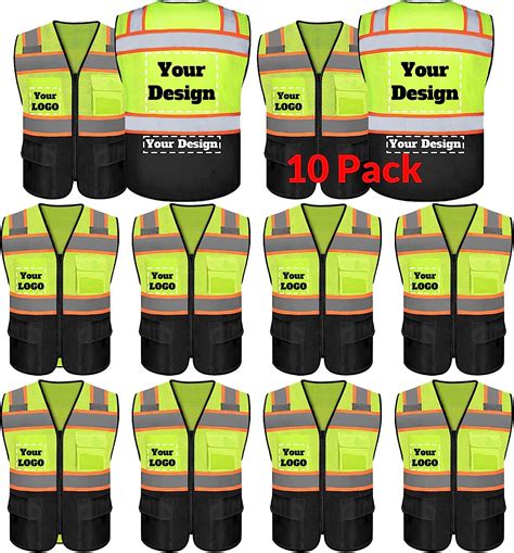 Custom safety vest customize hi vis vest reflective vest with logo ...