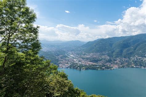 Premium Photo | Beautiful view over lake como