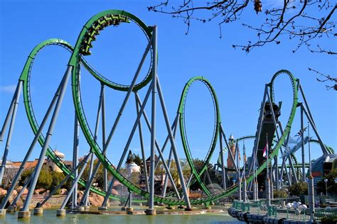 Incredible Hulk Roller Coaster at Islands of Adventure in Orlando ...