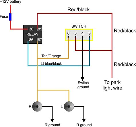 6 Pin Headlight Relay Wiring Diagram For Your Needs