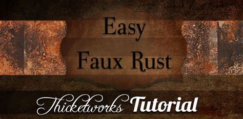 Grab the simplest of supplies and rustify your world!