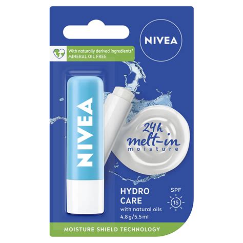 NIVEA Lip Care Hydro Care SPF15 Reviews - beautyheaven