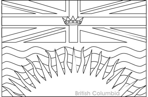 Ontario Flag Coloring Page Coloring Pages