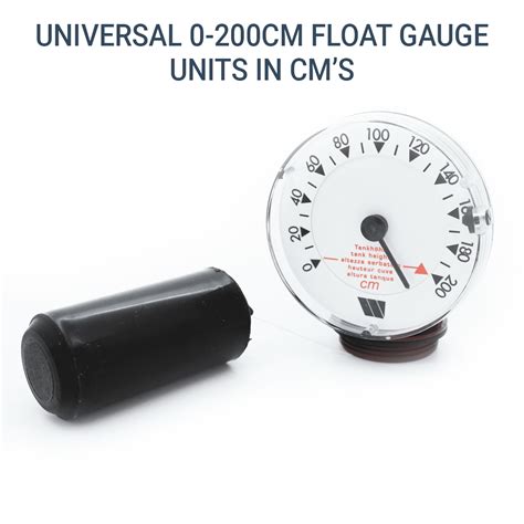 Float operated contents gauge for oil tanks | Fuel Dump