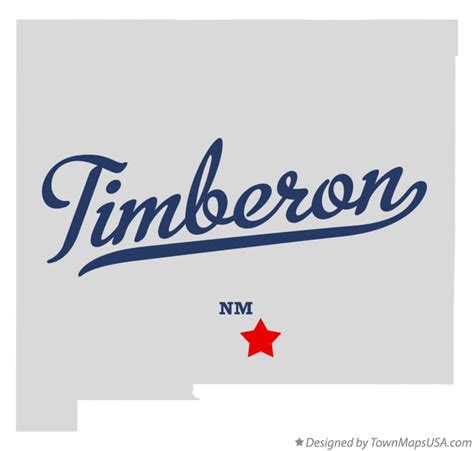 Map of Timberon, NM, New Mexico