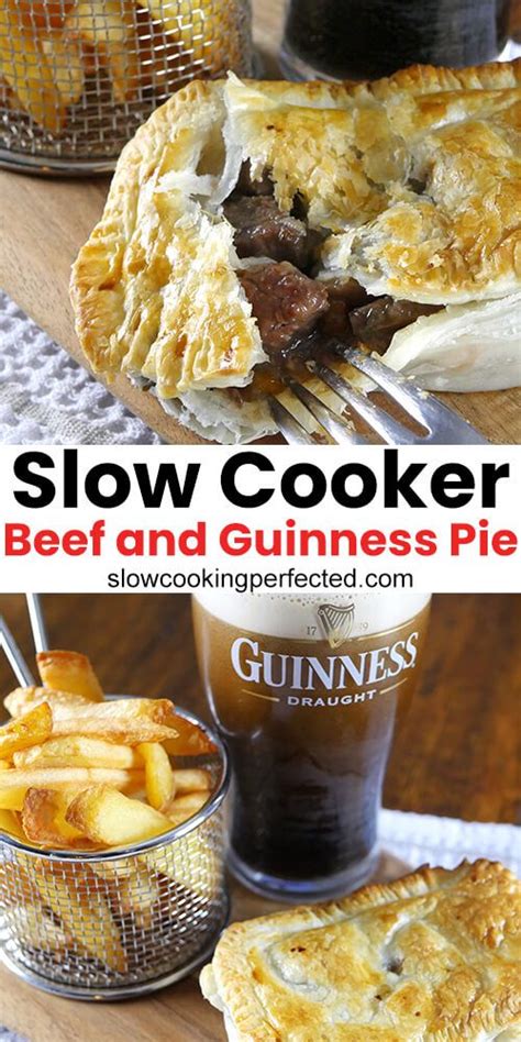 Slow Cooker Beef and Guinness Pie Filling | Recipe | Beef and guinness pie, Steak and guinness ...