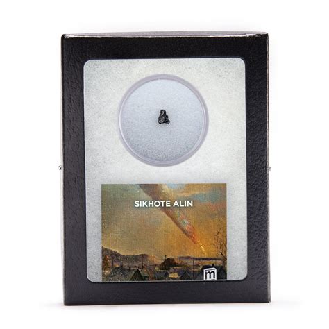 Sikhote Alin Meteorite Collectible Specimen, Includes Display Case ...