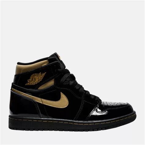 Jordan 1 Retro High Black Metallic Gold (2020) - SNKRBURGER