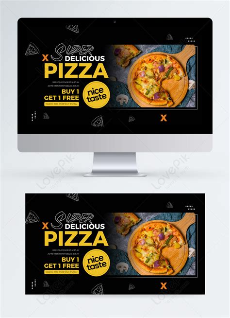 Personalized simple pizza fast food web ui banner template image_picture free download 466445520 ...