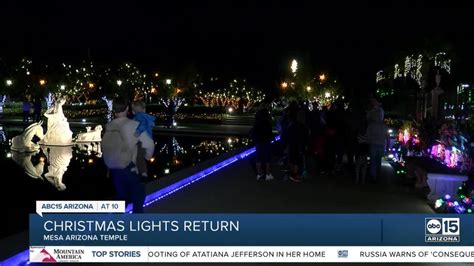 Mesa Arizona Temple Christmas Lights returns, here’s what you need to know