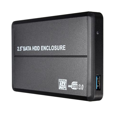 USB 3.0 SATA 2.5" Hard Disk Drive HDD External Enclosure Case Box For Laptop PC Black-in HDD ...