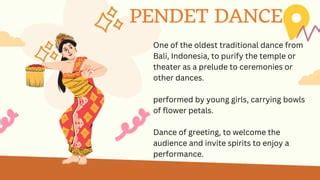 history of tari pendet (traditional dance) | PPT