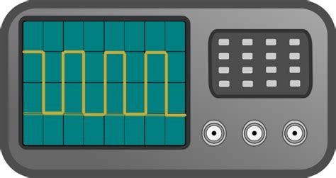 Oscilloscope-square Wave Clip Art at Clker.com - vector clip art online, royalty free & public ...