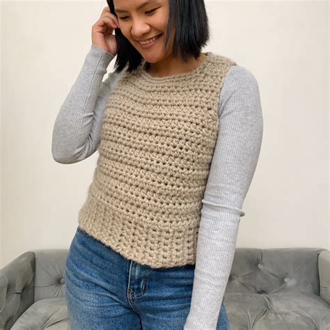 Crochet Sweater Vest Pattern - KnitcroAddict