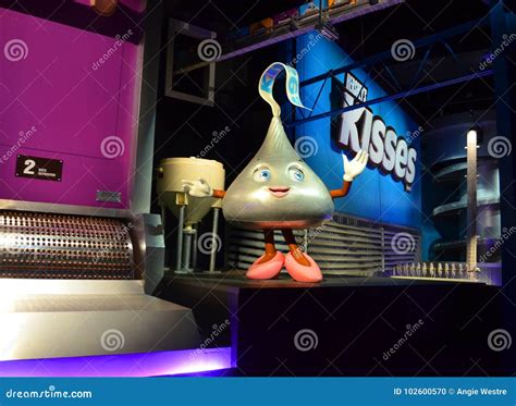 Hershey`s Chocolate World Factory Tour Editorial Image - Image of pennsylvania, kiss: 102600570