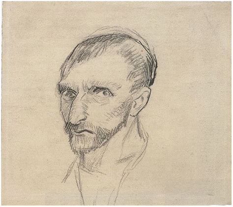 Vincent Van Gogh Self Portrait Drawing