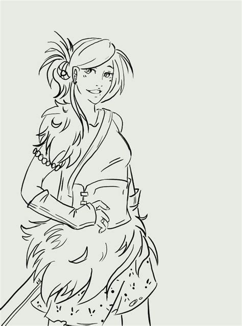 DnD Character - LineArt by cheshireviq on Newgrounds